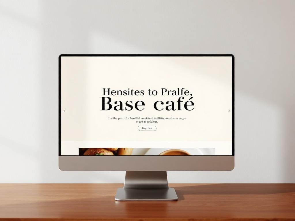 Website Base Café — Hospitality